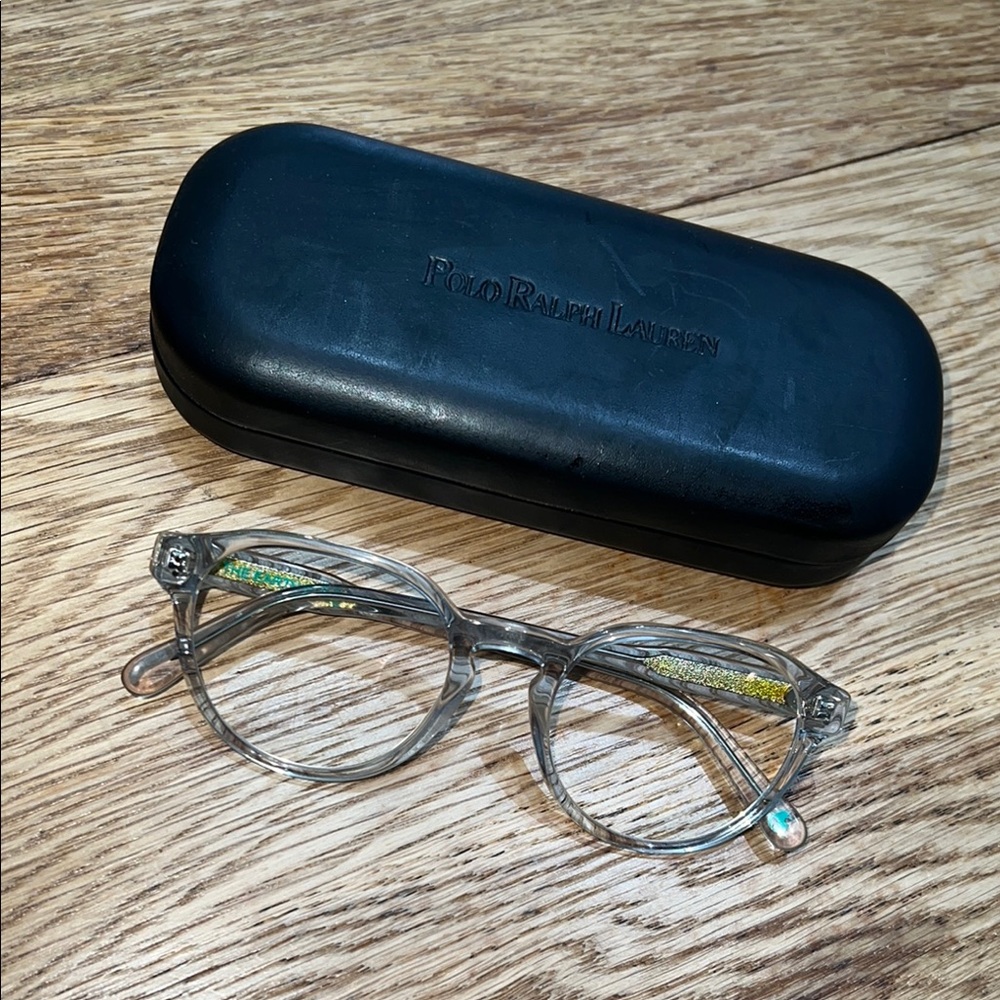 Polo Ralph Lauren Clear Reading Eyeglasses with Case